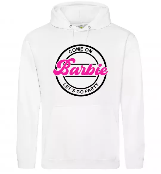 Женская толстовка (худи) Come on Barbie Белый фото