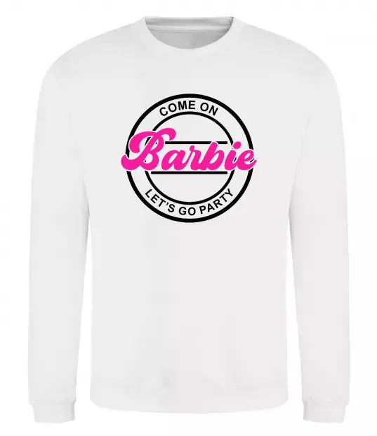 Свитшот Come on Barbie Белый фото