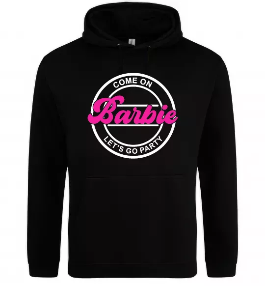 Женская толстовка (худи) Come on Barbie Черный фото