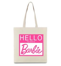 Эко-сумка Hello my name is Barbie