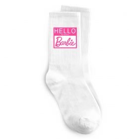 Носки Hello my name is Barbie