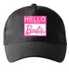 Кепка Hello my name is Barbie Чорний фото