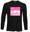 Лонгслів Hello my name is Barbie Чорний Лонгслів Hello my name is Barbie Чорний фото
