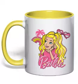 Чашка с цветной ручкой