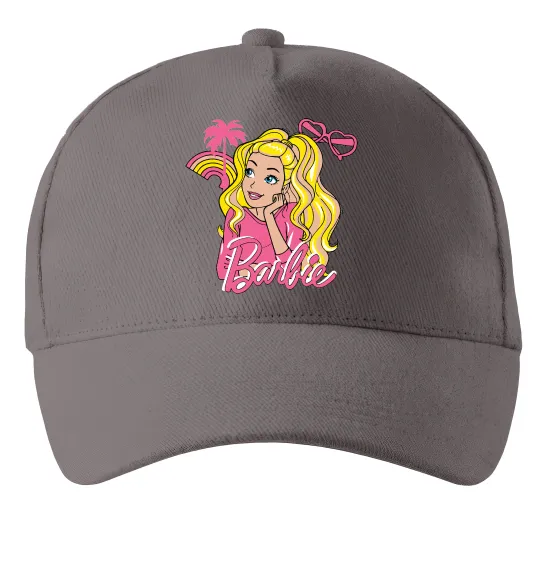 Кепка Barbie girl Серый фото