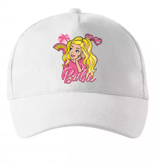 Кепка Barbie girl Білий фото
