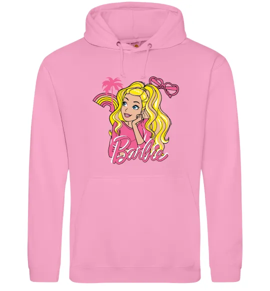 Женская толстовка (худи) Barbie girl Розовый фото
