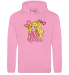 Женская толстовка (худи) Barbie girl Розовый фото