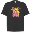 Футболка Оверсайз Barbie girl Черный Футболка Оверсайз Barbie girl Черный фото