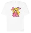 Футболка Оверсайз Barbie girl Белый Футболка Оверсайз Barbie girl Белый фото