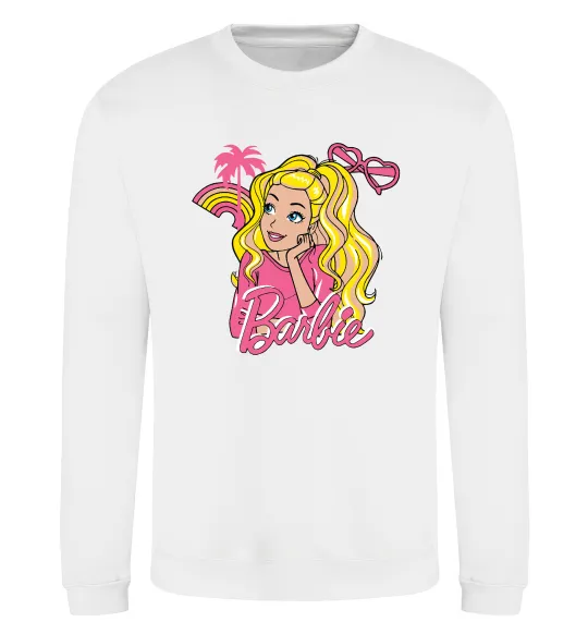 Свитшот Barbie girl Белый фото