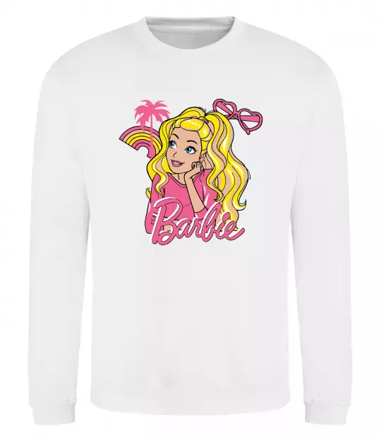 Свитшот Barbie girl Белый фото