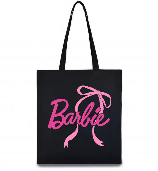 Эко-сумка Барбі бантик Черный фото