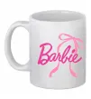 Чашка керамическая Барбі бантик Белый фото