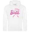 Женская толстовка (худи) Барбі бантик Белый фото