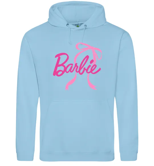 Женская толстовка (худи) Барбі бантик Голубой фото