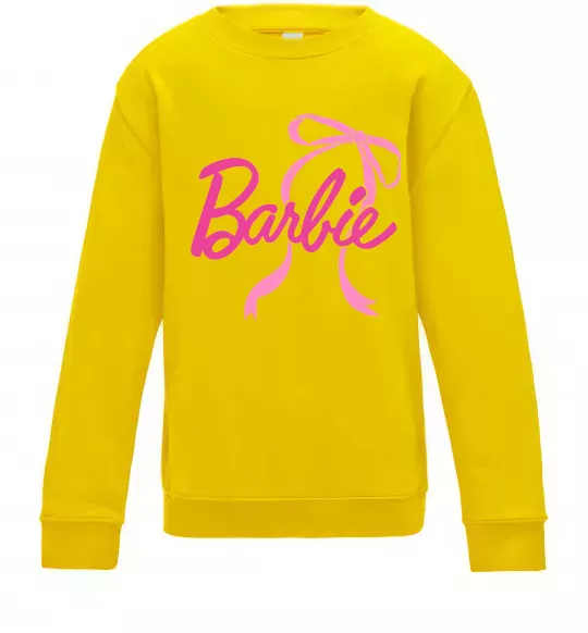 Детский Свитшот Барбі бантик Солнечно желтый фото