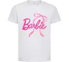 Дитяча футболка Барбі бантик Білий фото