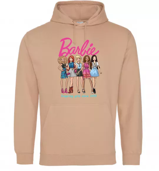 Жіноча толстовка (худі) Barbie since 1959 Пісочний фото