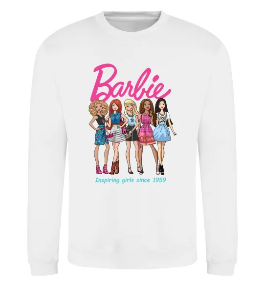 Свитшот Barbie since 1959 Белый фото