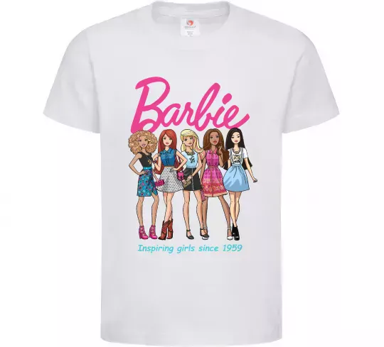 Детская футболка Barbie since 1959 Белый фото
