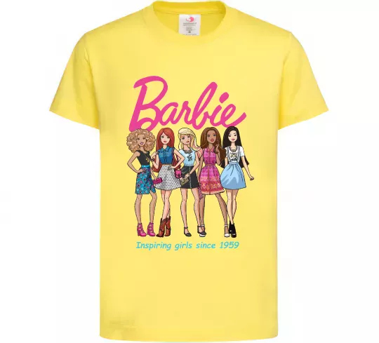 Детская футболка Barbie since 1959 Лимонный фото