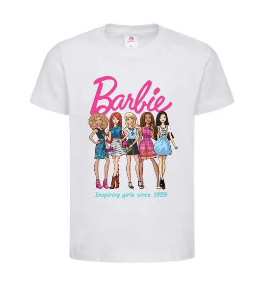 Детская футболка Barbie since 1959 Белый фото