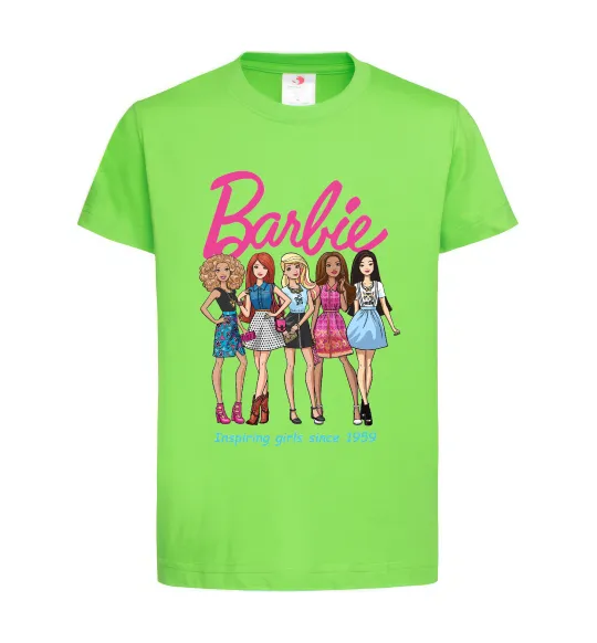 Детская футболка Barbie since 1959 Лаймовый фото