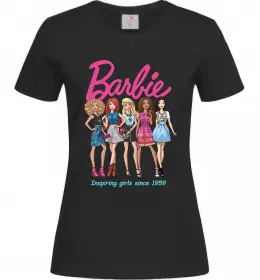 Женская футболка Barbie since 1959 Черный фото