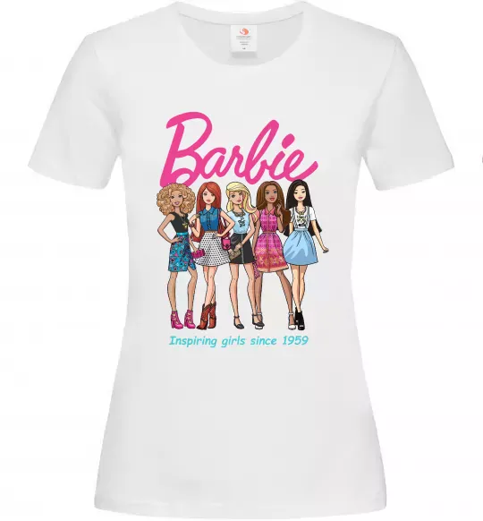 Женская футболка Barbie since 1959 Белый фото