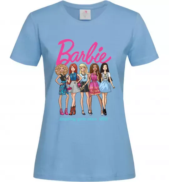 Женская футболка Barbie since 1959 Голубой фото
