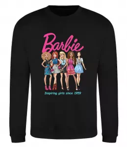 Свитшот Barbie since 1959 Черный фото