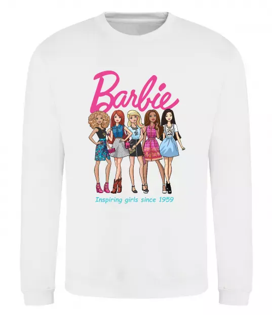 Світшот Barbie since 1959 Білий фото