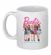 Чашка керамическая Barbie since 1959 Белый фото