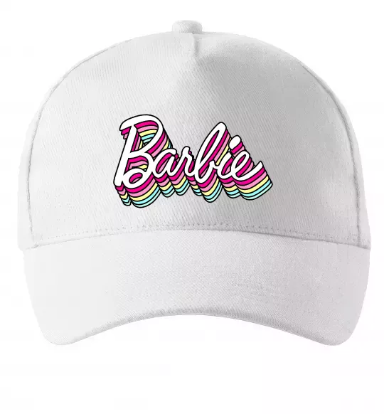 Кепка Barbie retro style logo Белый фото