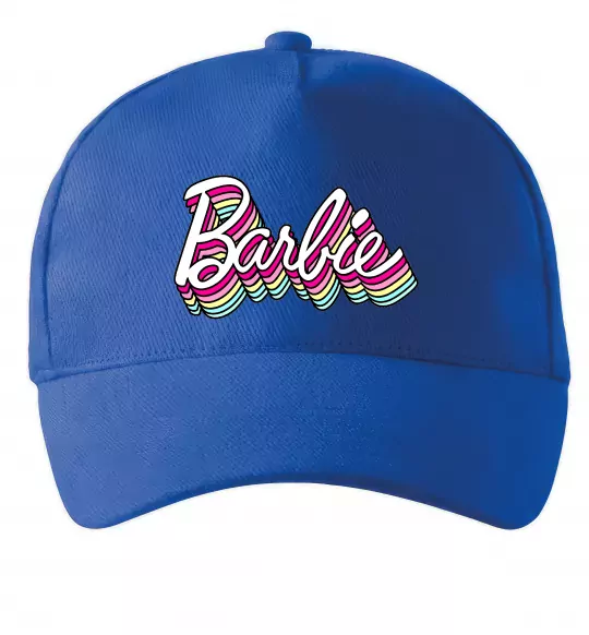 Кепка Barbie retro style logo Ярко-синий фото