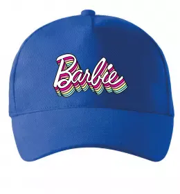 Кепка Barbie retro style logo Ярко-синий фото