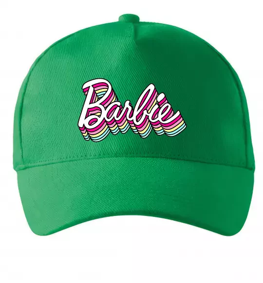 Кепка Barbie retro style logo Зеленый фото