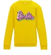 Детский Свитшот Barbie retro style logo Солнечно желтый фото