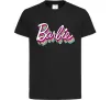 Детская футболка Barbie retro style logo Черный Детская футболка Barbie retro style logo Черный фото