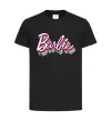 Дитяча футболка Barbie retro style logo Чорний фото
