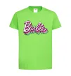 Дитяча футболка Barbie retro style logo Лаймовий фото