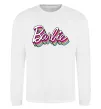 Свитшот Barbie retro style logo Белый фото