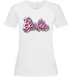 Женская футболка Barbie retro style logo Белый фото