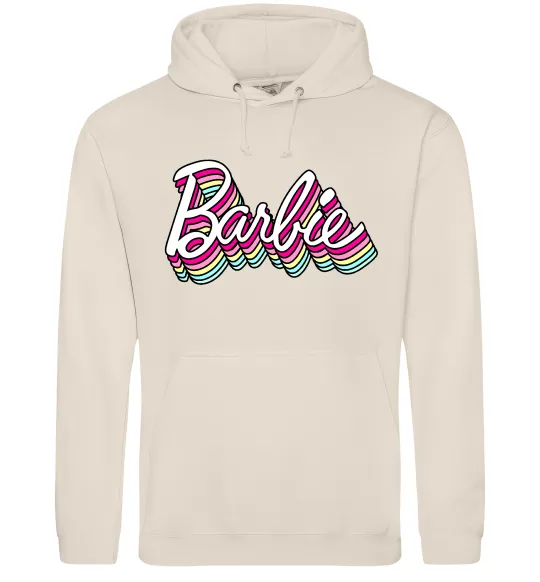 Женская толстовка (худи) Barbie retro style logo Таш фото