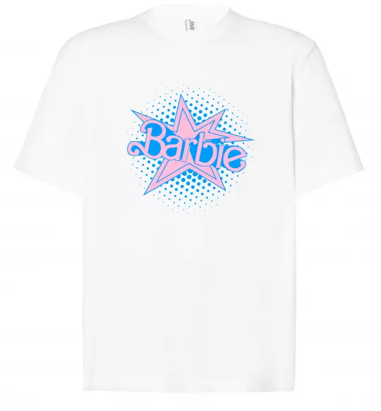 Футболка Оверсайз Barbie logo Белый фото