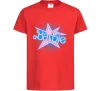 Детская футболка Barbie logo Красный фото