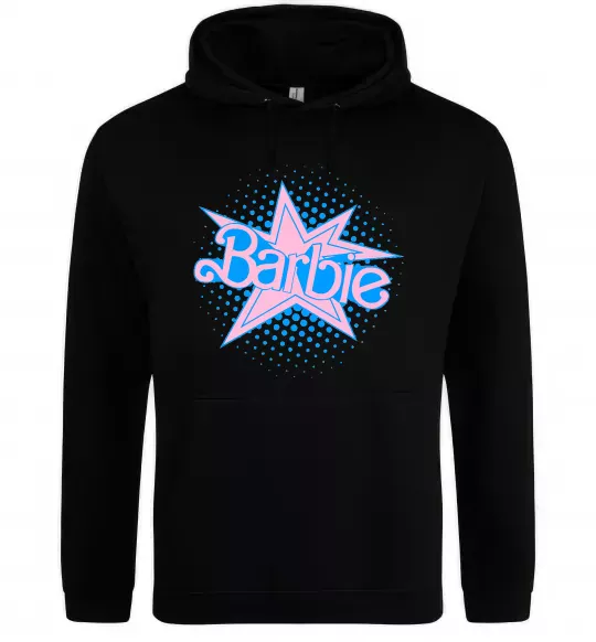 Женская толстовка (худи) Barbie logo Черный фото