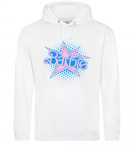 Женская толстовка (худи) Barbie logo Белый фото