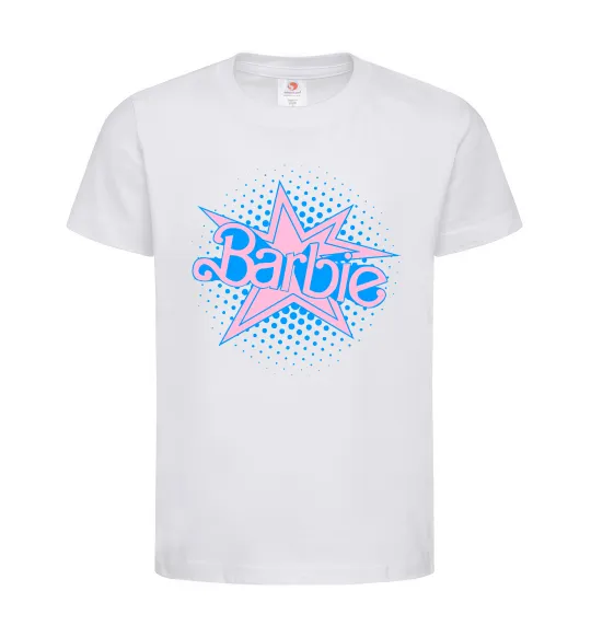 Дитяча футболка Barbie logo Білий фото